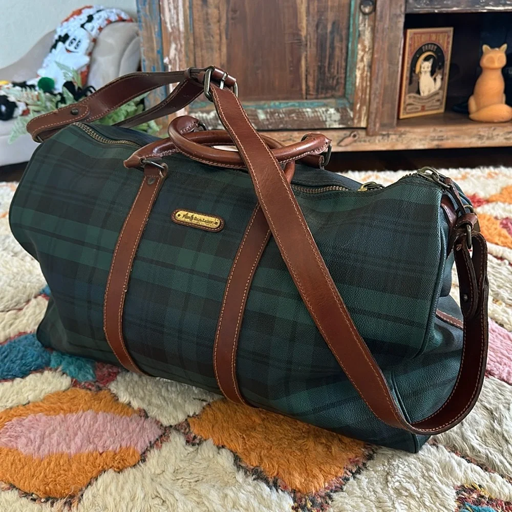 EUC vintage Polo Ralph Lauren overnight bag - Picture 1 of 10